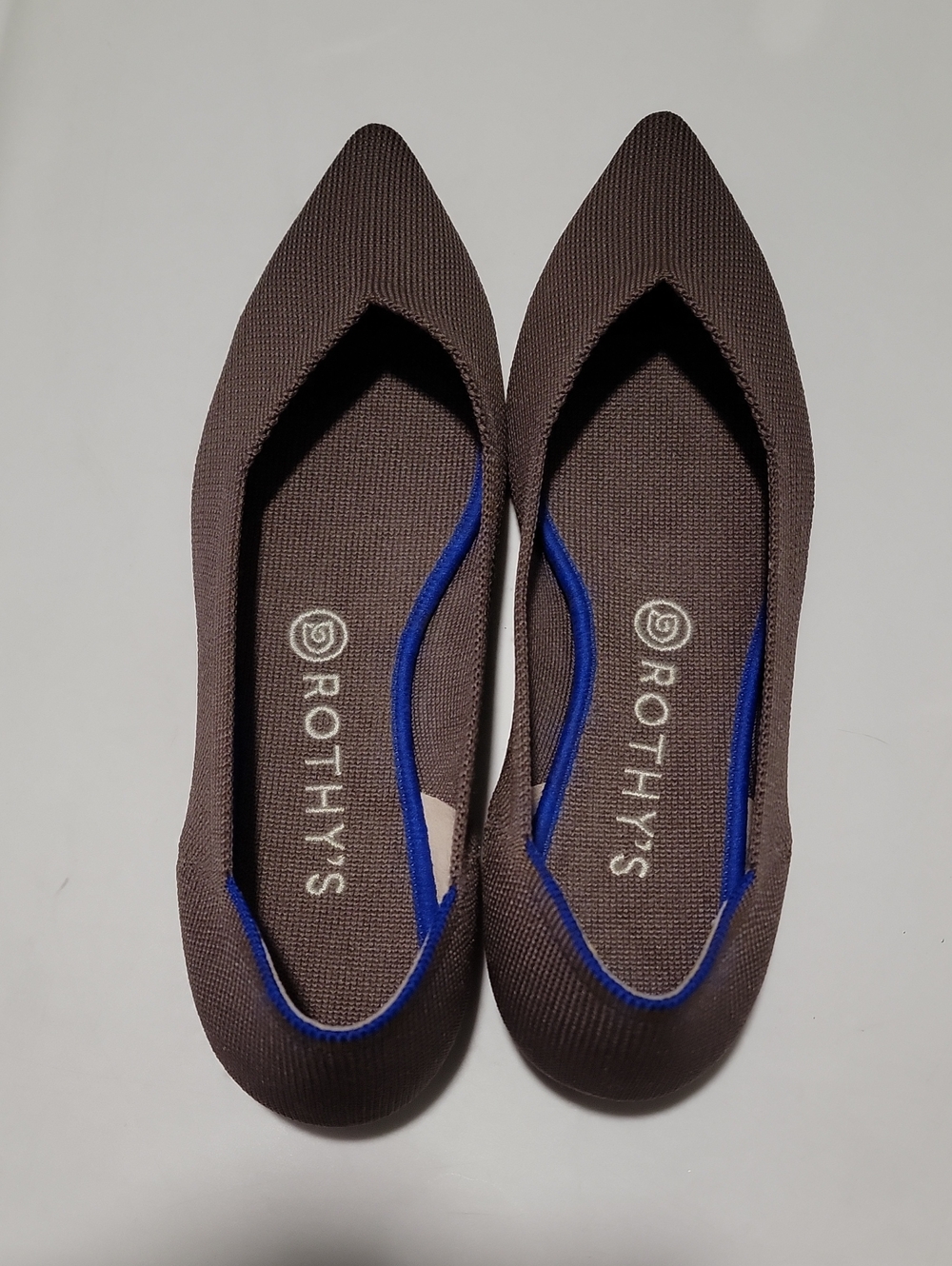 Rothy's The Point Slip On Flat Shoes Size 9 Retired Mink Colorway, EUC - Picture 4 of 9